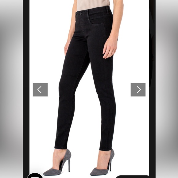 Liverpool Gia Glide pull-on stretchy black skinny jean - Picture 4 of 7